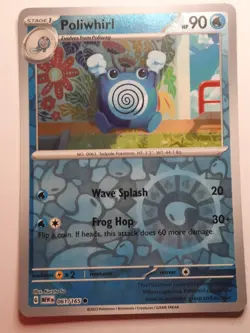 Poliwhirl - Scarlet & Violet 151 061/165 - Reverse Holo - NM - Pokemon - Image 1
