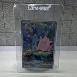 Pokemon TCG Clefairy 094/088 Obsidian Flames Illus Rare Holo EN 2023 70HP - Image 1