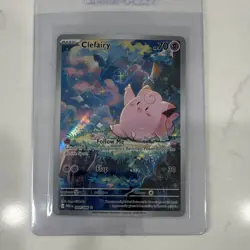 Pokemon TCG Clefairy 094/088 Obsidian Flames Illus Rare Holo EN 2023 70HP - Image 3