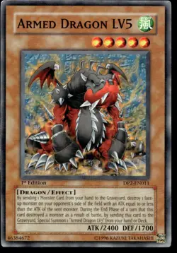 Armed Dragon LV5 Duelist Pack 2: Chazz Princeton DP2-EN011 MP YuGiOh TCG | Buy 1 - Image 1