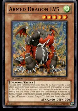 Armed Dragon LV5 Structure Deck: Dragunity Legion SDDL-EN019 MP YuGiOh TCG | Buy - Image 1