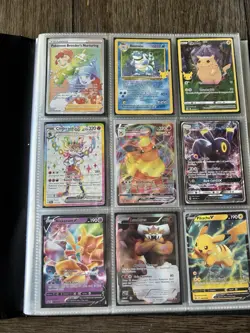 Pokemon Binder Collection Lot – 107 Cards | Full Arts, EX, GX, V, VMAX, Holos - Image 1