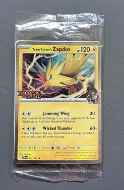 Pokemon Zapdos Stamped Asia Destined Rivals Exclusive New Sealed US Seller - Image 1