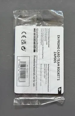 Pokemon Zapdos Stamped Asia Destined Rivals Exclusive New Sealed US Seller - Image 2