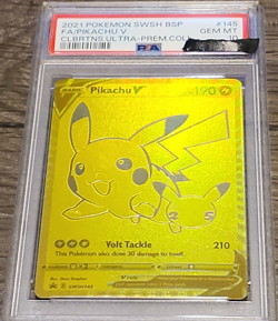 Pokemon TCG Pikachu V PSA 10 - Image 1