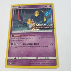 Seviper - (Prerelease) SM46 Holo Promo Sun & Moon Promo Pokemon Near Mint, fresh - Image 3