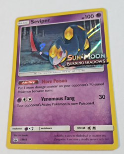 Seviper - (Prerelease) SM46 Holo Promo Sun & Moon Promo Pokemon Near Mint, fresh - Image 5
