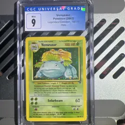 Pokemon TCG Venusaur Legendary Collection Holo Rare CGC 9 - Image 1