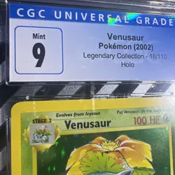 Pokemon TCG Venusaur Legendary Collection Holo Rare CGC 9 - Image 3