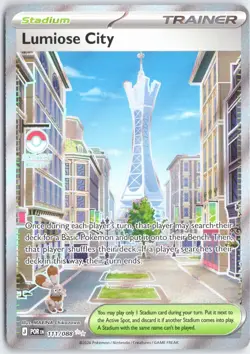 LUMIOSE CITY 111/088 - ULTRA RARE - PERFECT ORDER - POKEMON - - NM - Image 1