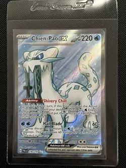 Pokemon TCG Chien-Pao ex Scarlet & Violet - Paldea Evolved 236/193 Holo Ultra... - Image 1