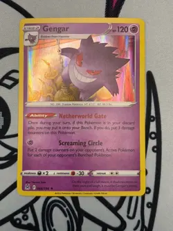 066/196 Gengar Lost Origin Non Holo Rare Pokemon TCG - Image 1