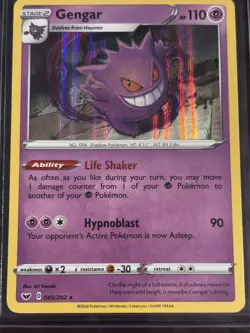 Pokemon TCG: Gengar Sword & Shield #85/202 Holo - Image 1