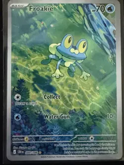Pokemon TCG Froakie 088/086 Me04: Chaos Rising Holo - Illustration Rare - Image 3