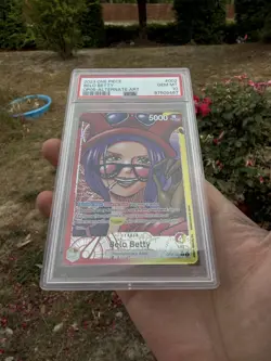 PSA 10 Belo Betty Leader Alternate Art OP05-002 EN One Piece CCG - Image 5