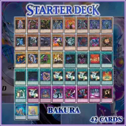 YAMI BAKURA DESTINY BOARD STARTER DECK 42 Necrofear FINAL Duelist Kingdom YuGiOh - Image 1