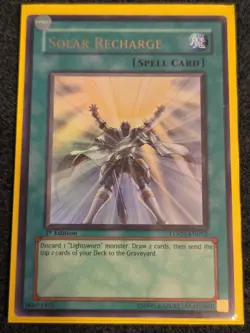 Yugioh Solar Recharge LODT-EN052 Ultra Rare 1st Edition NM - Image 1