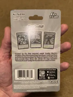 Yugioh Toon Chaos 1st Edition Blister Pack Sealed Packaging Error 2 packs in 1 - Image 4