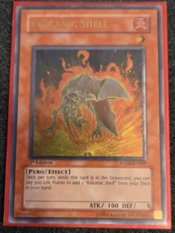 Volcanic Shell - FOTB-EN009 - Ultimate Rare - 1st Edition VLP Yugioh Force - Image 1