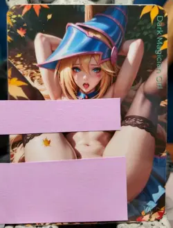 1/1 Only 1 Made Dark Magician Girl Yugioh F/N Spicy Lonestar Customs Waifu Card - Image 1