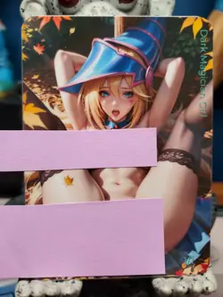 1/1 Only 1 Made Dark Magician Girl Yugioh F/N Spicy Lonestar Customs Waifu Card - Image 2