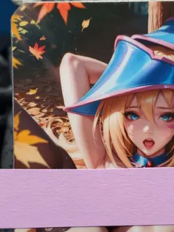 1/1 Only 1 Made Dark Magician Girl Yugioh F/N Spicy Lonestar Customs Waifu Card - Image 3