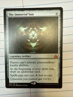 MTG the Immortal Sun 180/196 Rivals of Ixalan Card Regular, Near Mint Condition - Image 1