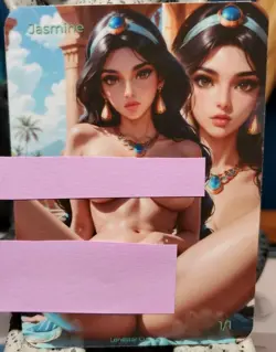 1/1 Only 1 Made Jasmine Disney Aladdin F/N Spicy Lonestar Customs Waifu Card - Image 1