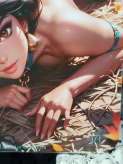 1/1 Only 1 Made Jasmine Disney Aladdin Butt Spicy Lonestar Customs Waifu Card - Image 3
