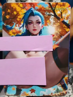 1/1 Only 1 Made Jinx F/N Arcane League Legends Spicy Lonestar Customs Waifu Card - Image 1