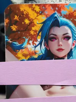 1/1 Only 1 Made Jinx F/N Arcane League Legends Spicy Lonestar Customs Waifu Card - Image 2
