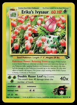 Pokemon Card - Erika's Ivysaur Gym Challenge 41/132 Uncommon - Image 1