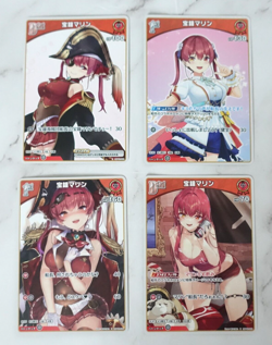 Houshou Marine Hololive OCG Holo Foil Trading Card - Image 1