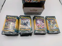 Pokemon Sun And Moon Lost Thunder 3 Card Booster Pack X66 With Display Box! - Image 3