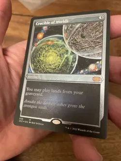 Crucible of Worlds Artifact Card - Magic The Gathering Foil Etched - Image 3