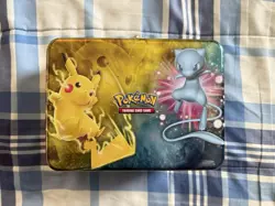 Pokemon Shining Legends Tin Lunch Box 2017 - Pikachu & Mew - No Cards Included - Image 2
