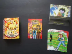 1999 Topps Pokemon TV Animation Series 2 Complete Set 72 Card Blue Logo 1st Lot - Image 1