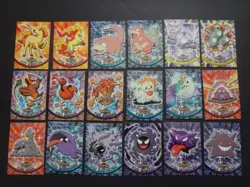 1999 Topps Pokemon TV Animation Series 2 Complete Set 72 Card Blue Logo 1st Lot - Image 2