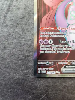 Pokemon Destined Rivals Team Rockets Mewtwo EX Full Art 213/182 English Card - Image 5