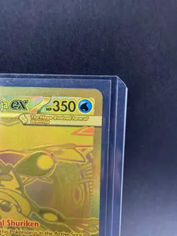 Mega Greninja ex 122/086 Pokemon Chaos Rising Gold Mega Hyper Rare NM Ungraded - Image 3