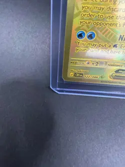 Mega Greninja ex 122/086 Pokemon Chaos Rising Gold Mega Hyper Rare NM Ungraded - Image 5