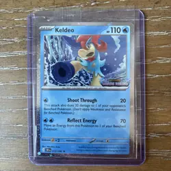 2026 Pokemon Chaos Rising Stamp Promos Delphox Keldeo Sealed Cosmos Holo Lot (2) - Image 2