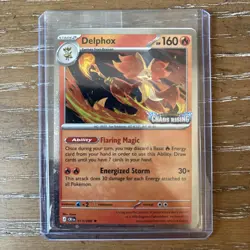 2026 Pokemon Chaos Rising Stamp Promos Delphox Keldeo Sealed Cosmos Holo Lot (2) - Image 3