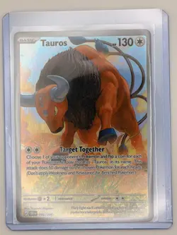 Tauros 96/86 Illustration Rare Pokemon Chaos Rising ME04 NM - Image 1