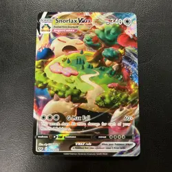 Pokemon TCG Snorlax VMAX Sword & Shield Base Set 142/202 - Image 1
