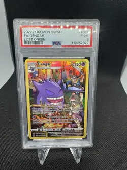 Pokemon SWSH Lost Origin Trainer Gallery Gengar TG06/TG30 PSA 9 - Image 1