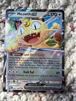 Pokemon Meowth EX 062/088 Perfect Order 2026 Near Mint - Image 1