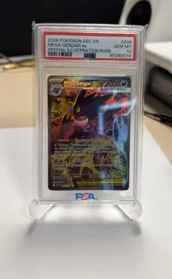 2026 POKEMON ASC EN-ASCENDED HEROES #284 MEGA GENGAR EX PSA 10 - Image 3