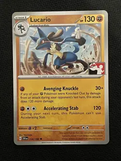 Lucario 114/198 Pokemon Prize Pack Series 3 - Image 1