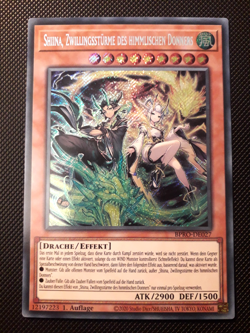 Yu-Gi-Oh! Shiina, Zwillingssturme des himmli. Donners, BPRO-DE027, SCR, 1.A., NM - Image 1